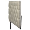 Viviana Modern And Contemporary Faux Leather Upholstered Button-Tufted Headboard - Baxton Studio - 3 of 4
