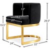 Meridian Furniture,Gianna Velvet Dining Chair - 4 of 4