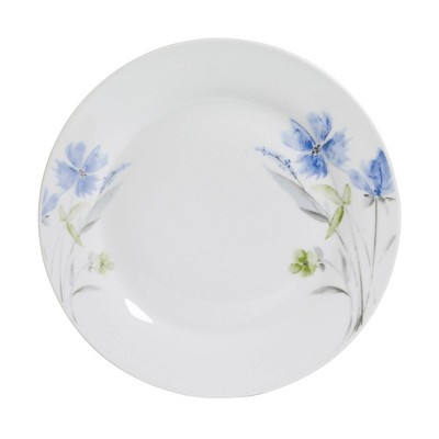16-Piece White Porcelain Wildflower Dinnerware Set