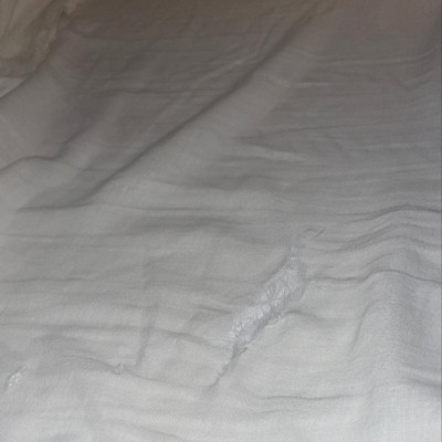 4pc Queen Linen Blend With Hem Stitch Sheet Set Fresh White - Hearth ...