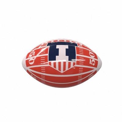 NCAA Illinois Fighting Illini Field Mini-Size Glossy Football