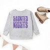 Haunted Nights Block Distressed - Youth Graphic Sweatshirt - 2 of 3