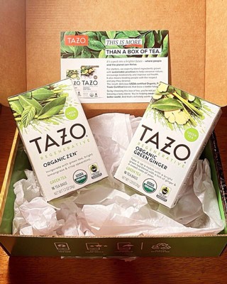 Tazo Organic Peachy Green Tea - 20ct : Target