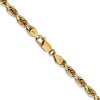 Black Bow Jewelry 4.5mm, 14k Yellow Gold, D/C Quadruple Rope Chain Necklace - 2 of 4