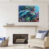 Stupell Industries Mermaid Underwater Sea Life Canvas Wall Art - 2 of 4