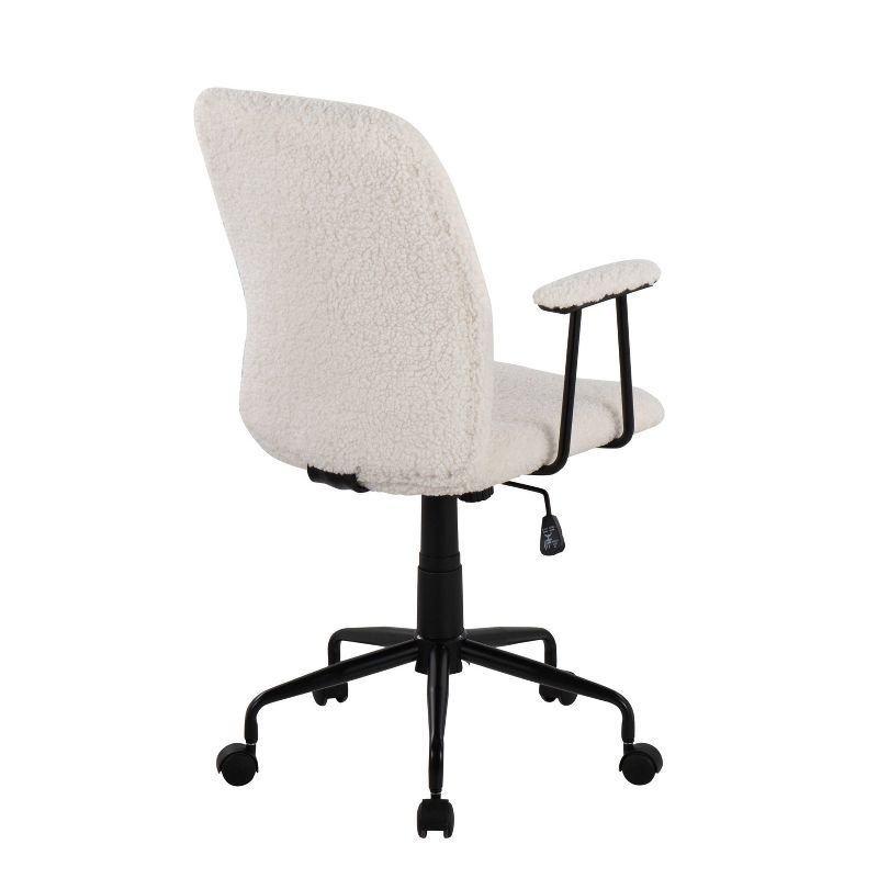 Fredrick Office Chair Black/White - LumiSource, 3 of 10