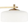 Pacific Coast Lighting 63" Marble Gold Offset Arm Modern Floor Lamp - 3 of 4