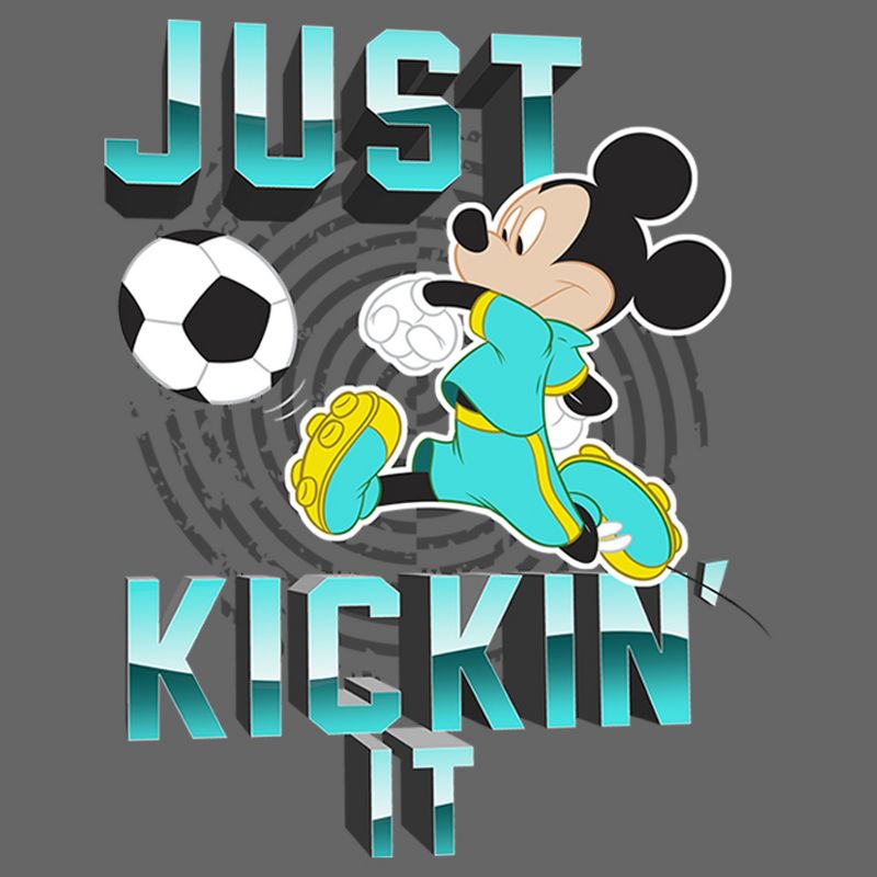 Girl's Disney Mickey Mouse Soccer Just Kickin' It T-Shirt, 2 of 5