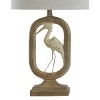 StyleCraft Crane Table Lamp Distressed Light Brown : Adjustable, UL Listed, Polyresin Body - image 3 of 4