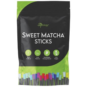 Sipology Sweet Matcha Orange Creamsicle 10 Stick Pack, Low Sugar, Energy Boost - 1 of 4