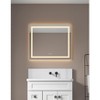 Ridstar 36 in. W x 30 in. H Gray Rectangular Bathroom Mirror with LED Lights - 3 of 4