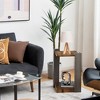 Costway 2 Tier Sofa Side End Table w/Storage Shelf for Small Spaces Living Room Bedroom - 2 of 4