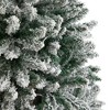 Nearly Natural 6-ft Slim Flocked Montreal Fir Artificial Christmas Tree with 743 Bendable Branches - 4 of 4