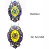 Chloe Lighting Webster Tiffany-Glass Victorian Window Panel 15x23 - 3 of 4