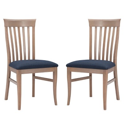 Set of 2 Ashlynn Armless Chair Natural - Linon