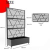 Privacy Screen with Planter Box, 72" H x 47" W Outdoor Privacy Screens, Rolling Privacy Raised Garden Bed with Trellis for Climbing Vines - 2 of 4
