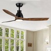 LED 18W Dimmable 52" Indoor Ceiling Fan Direct Current Fan Ceiling Chandelier Fan With Remote, Memory Function, Timing Function-The Pop Home - 2 of 4