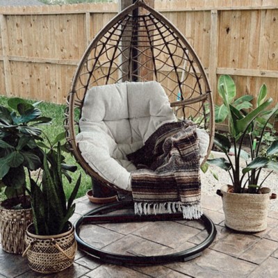 Abernathy hanging egg best sale swing chair brayden studio