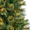 8ft. Slim Snow Tip Pine Artificial Christmas Tree with 600 Clear LED Lights & 908 Branches – Sleek Holiday X-Mas Display - 4 of 4