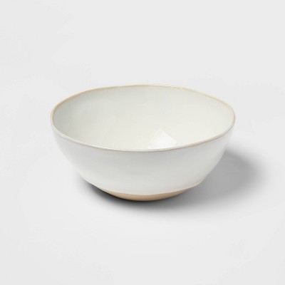 108oz Stoneware Wethersfield Serving Bowl White - Threshold™