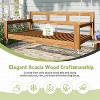 PAGED Porch Swing Modern Twin Size Outdoor Swing with 4 Hanging Ropes for Poolside, Garden, Backyard - 4 of 4