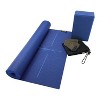 GoFit® Complete Yoga Kit with Yoga Mat, Foam Block, Strap, Yoga Pose Wall Chart, and Carrying Bag in Blue, Size: Standard - 4 of 4