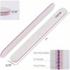 100 Pieces Nail Files 100/180 Grit Double Sided Emery Board,Easy to clean and water resistant - 2 of 4