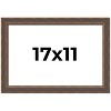 PosterPalooza | Elegant Brown Picture Frame - UV Acrylic, Backing Board, Hanging Hardware Included - 2 of 4