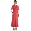 Maternity Casual Maxi Dress - 24seven Comfort Apparel™ - 3 of 4