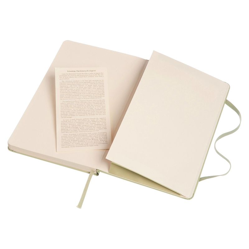 Moleskine 240pg Ruled Notebook Large Hardcover Light Green, 4 of 7