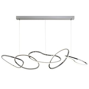 ET2 Lighting Unity 1 - Light Island Pendant Light in  Black Chrome - 1 of 3