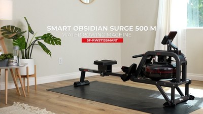Sunny Health Fitness Smart Obsidian Surge 500m Water Rowing