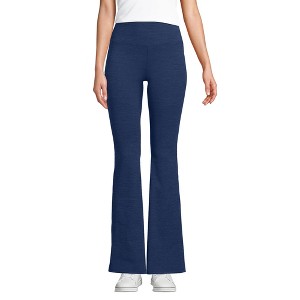 Lands' End Women's Active Hi Impact High Rise Slim Flare Pants - 1 of 4