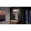 Urban Ambiance Luxury French Rustic Bath Vanity Light,  7.25"H x 23.75"W,  Midnight Black Finish, UHP3761 - 2 of 4