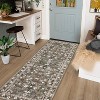 Area Rug, Mottled Boho Design, Durable Non-Shedding Carpet for Living Room, Kitchen & Coffee Table - 3 of 4