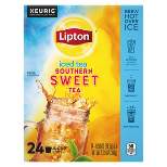 Lipton Southern Sweet Iced Tea Caffeinated Keurig K-Cup Pods - 24ct