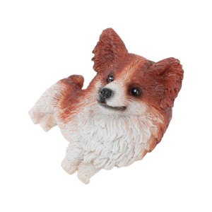 Unique Bargains Decorative Magnets Magnetic Fridge Sticker Irregular Shape Synthetic Resin Orange Red 1Pc - 1 of 3