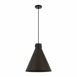 Newton Cone - 1 Light Pendant In Industrial Style-17.75 Inches Tall and 16 Inches Wide - 1 of 1