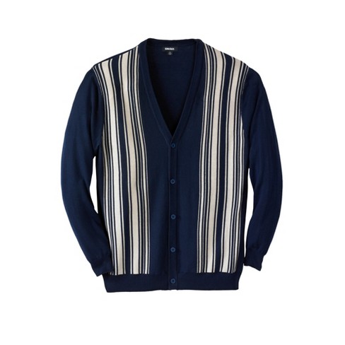 Men's striped outlet cardigan