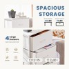 Lyngins Multi-Functional Dresser for Bedroom, Space-Saving Chest of Drawers with Wooden Top, Storage Cabinet for Living Room, Bedroom Nightstand - 3 of 4