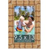 PosterPalooza | 9.5x13 Wide Bamboo Picture Frame, UV Acrylic, 4 Finishes - Brown, Black, Silver, and Natural - 2 of 4