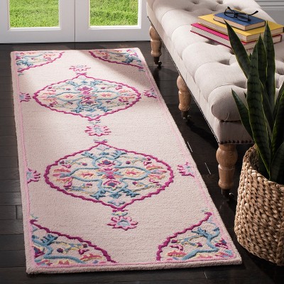 Bellagio Blg605 Hand Tufted Runner Rug - Light Pink/multi - 2'3