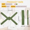 Unique Bargains Foldable Heat Resistant Non-Slip Silicone Trivet Mat for Pots Coasters - 2 of 4