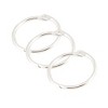 Unique Bargains Looseleaf Binder Rings Keyring Silver Tone for Scrapbooking Book 1.2 Inch 10 Pcs - 4 of 4
