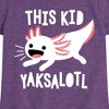 Girls' - Instant Message - This Kid Yaksalotl Fitted Short Sleeve Graphic T-Shirt - 2 of 4