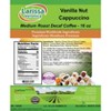 Larissa Veronica Vanilla Nut Cappuccino Medium Roast Decaf Coffee (Gourmet, Naturally Flavored, Whole Coffee Beans) (16 oz, ZIN: 569646) - 2 of 4