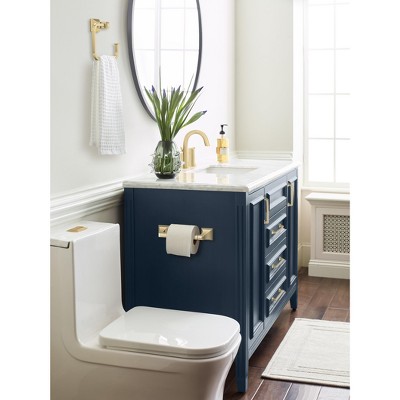 Golden Champagne Wall Mounted Towel Ring 5-3/4 inch