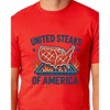 Men's United Steaks of America Patriotic Funny T-Shirt - 4 of 4