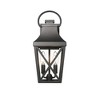 Outdoor Wall Lights, Porch Lights, Waterproof Outdoor Wall Sconce, Exterior Light Fixture Matte Black with Clear Glass Shade(2 pack) - 3 of 4
