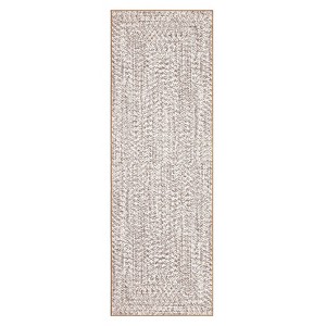Area Rugs for Living Room Soft Faux Wool Modern Braided Print Rug Washable Rug Low Pile Non-Slip Carpet - 1 of 4
